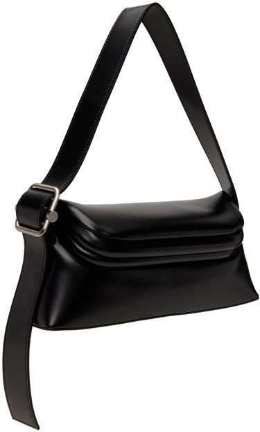 Taška cez rameno OSOI Black Leather Shoulder Bag Čierna | 22FB010-16-01, 1