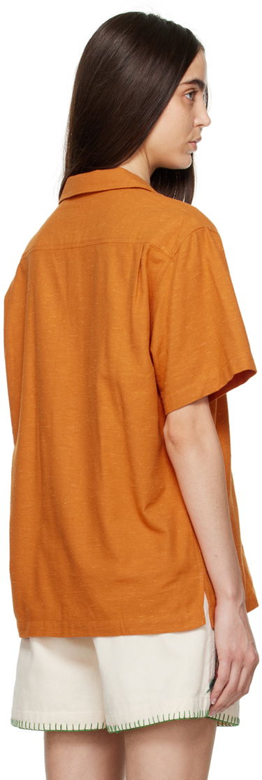 Košeľa Stockholm (Surfboard) Club Stockholm Surfboard Club Stoffe Shirt Oranžová | STOFFE SHIRT, 2