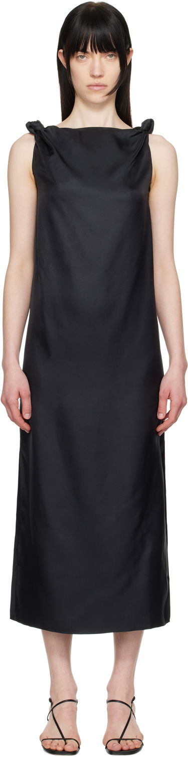 Šaty Loulou de Saison Loulou de Saison Moun Midi Dress Čierna | MOUN, 0