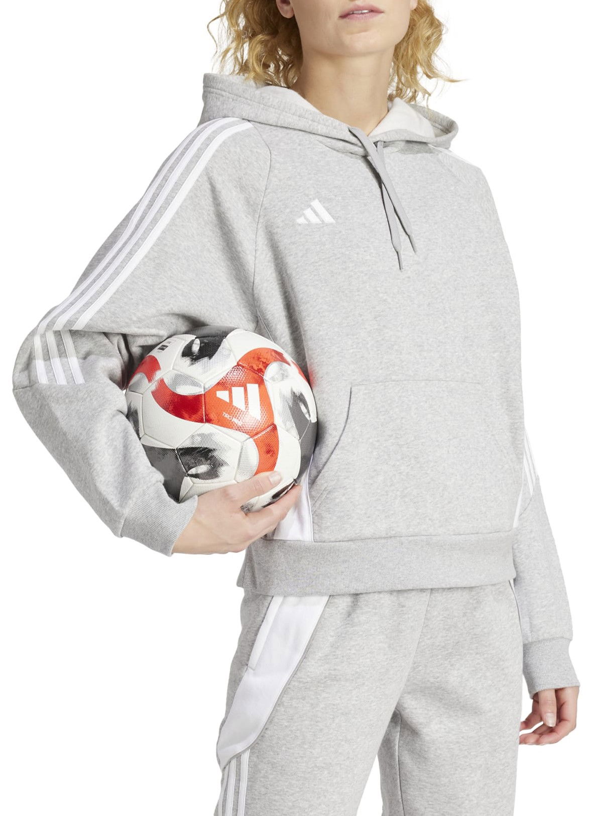 Mikina adidas Originals TIRO 24 Women's Hoodie Šedá | ir7509, 0