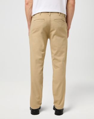 Nohavice Wrangler Wrangler Regular Fit Chino Pants 40x34 Béžová | 112371101:40:34, 0