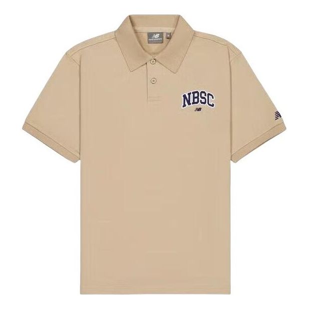Polo tričko New Balance NBSC Polo Shirt Béžová | NFE22011-DB