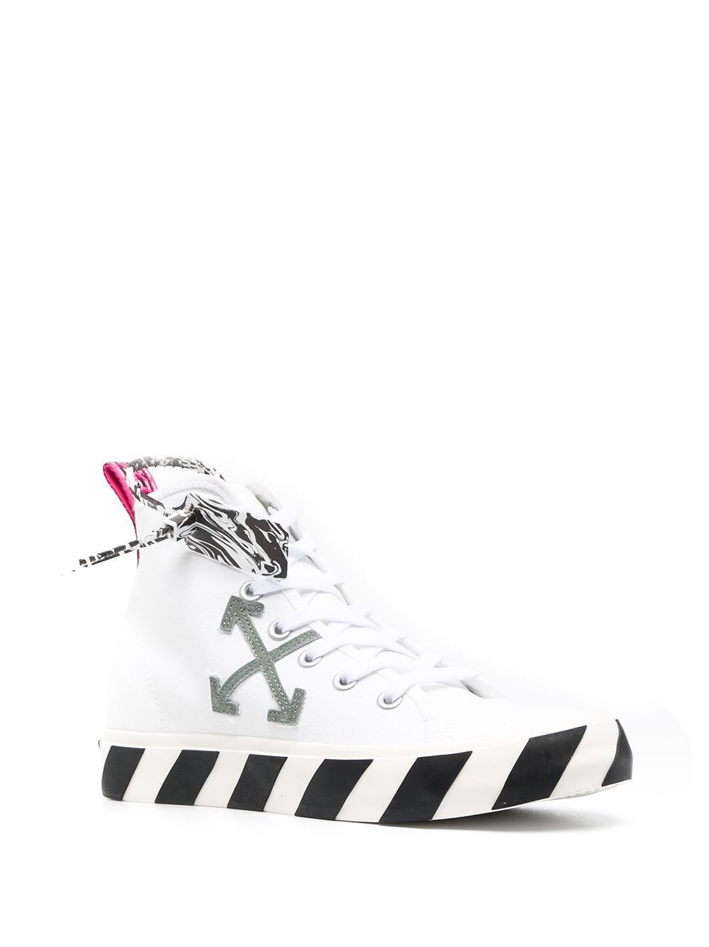 Tenisky a topánky Off-White High Top Vulcanized Biela | OMIA119R21FAB0010109, 1