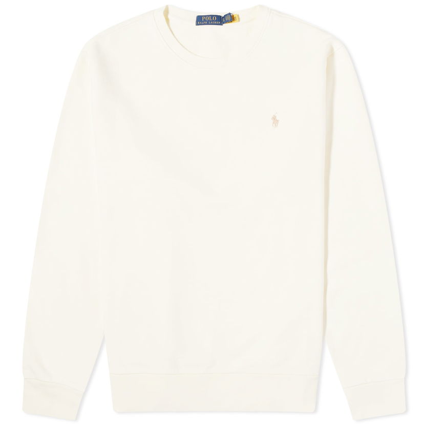 Mikina Polo by Ralph Lauren Polo Ralph Lauren Loopback Crew Sweat Clubhouse Cream Biela | 710916689003