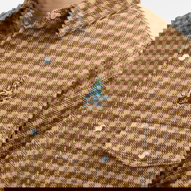 Košeľa BBC IceCream Corduroy Check Shirt Hnedá | IC24119-BRC, 5