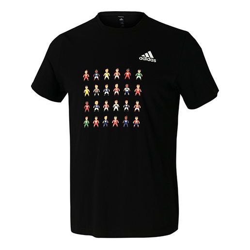 Tričko adidas Originals 8-Bit Soccer Players Graphic T-Shirt Čierna | GL1999