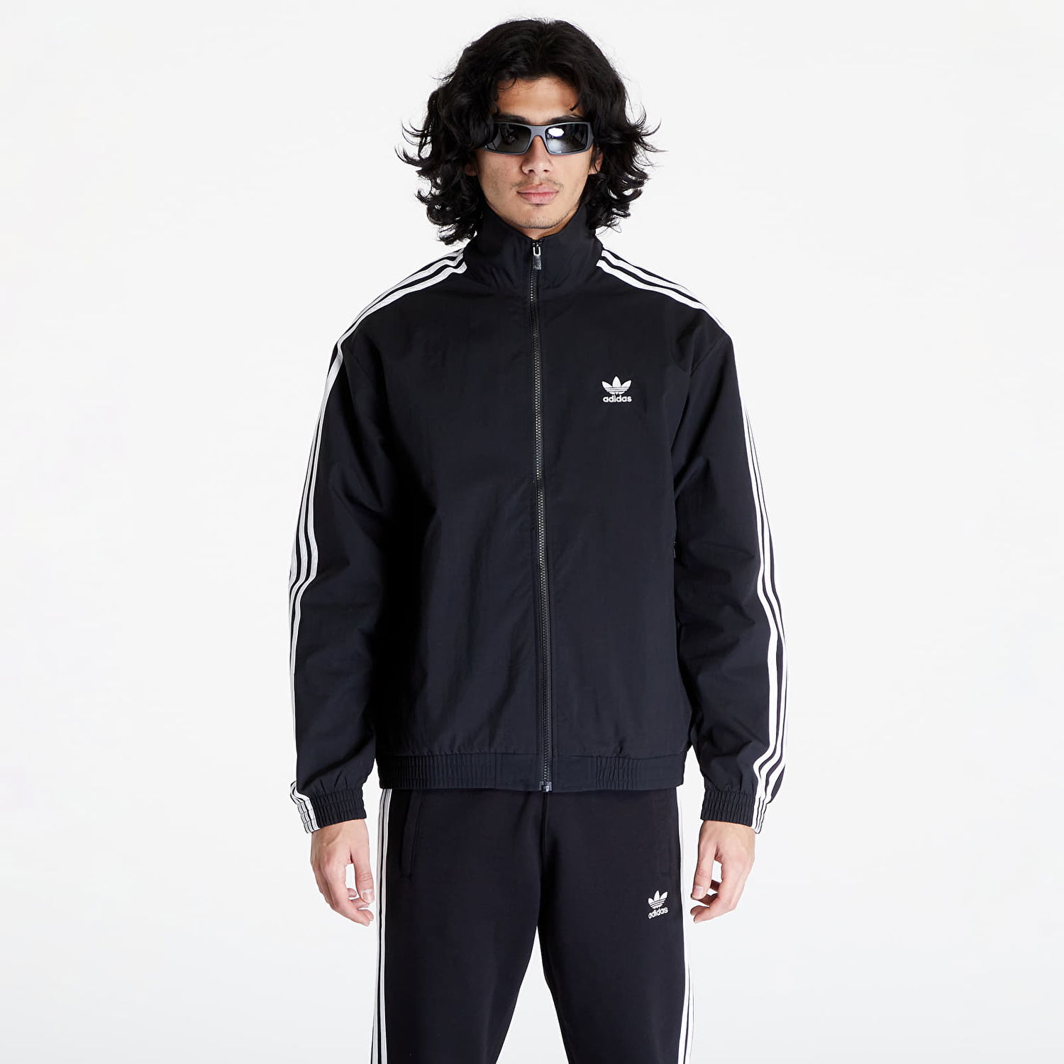 Bunda adidas Originals Adicolor Woven Firebird Track Top Čierna | IT2491, 0