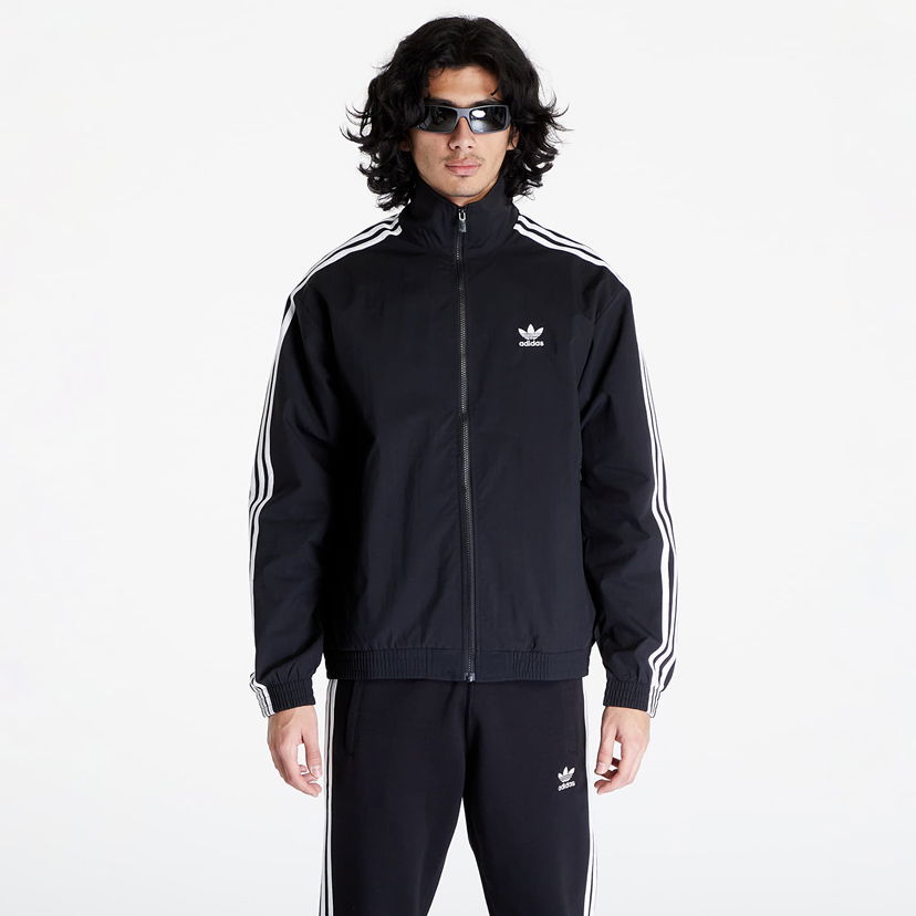 Bunda adidas Originals Adicolor Woven Firebird Track Top Čierna | IT2491