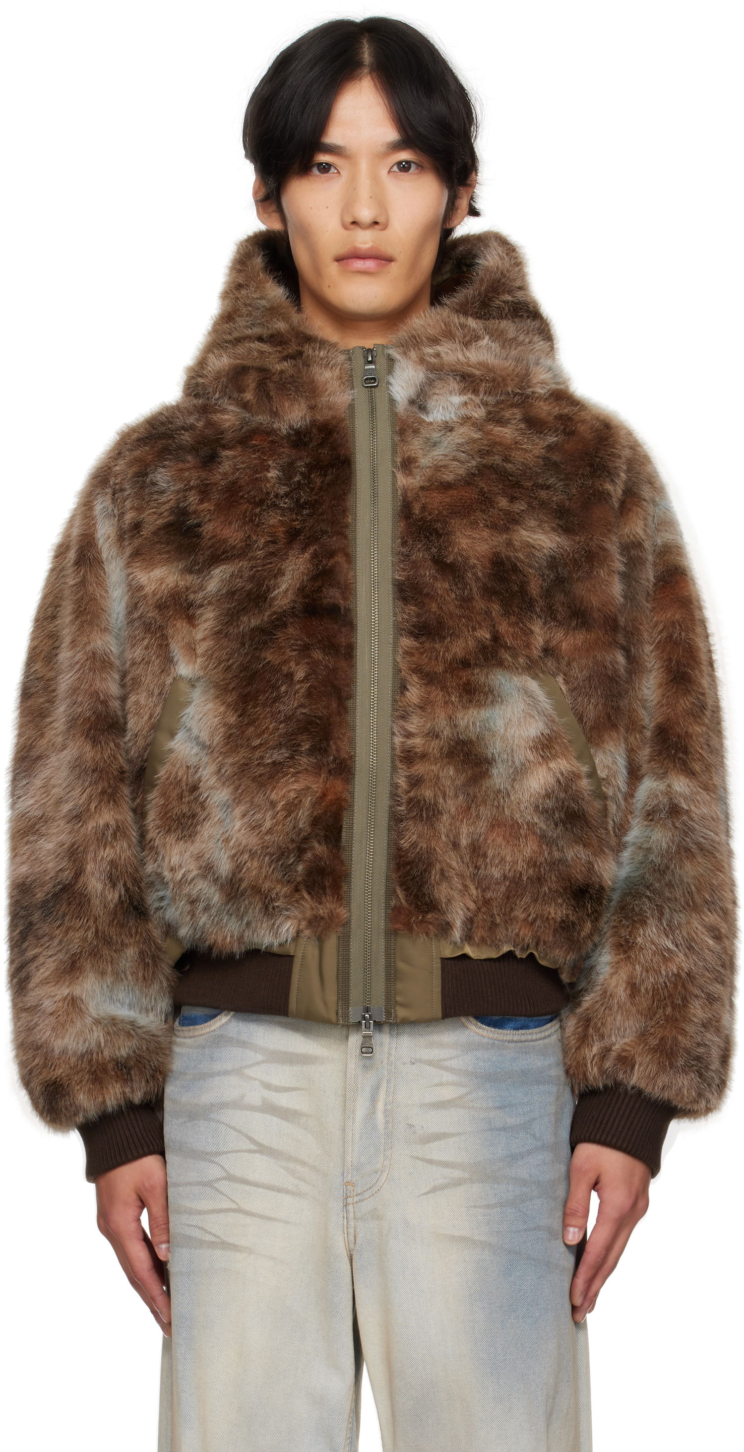 Bunda Andersson Bell Andersson Bell Vanessa Faux-Fur Jacket Hnedá | awa728w, 0
