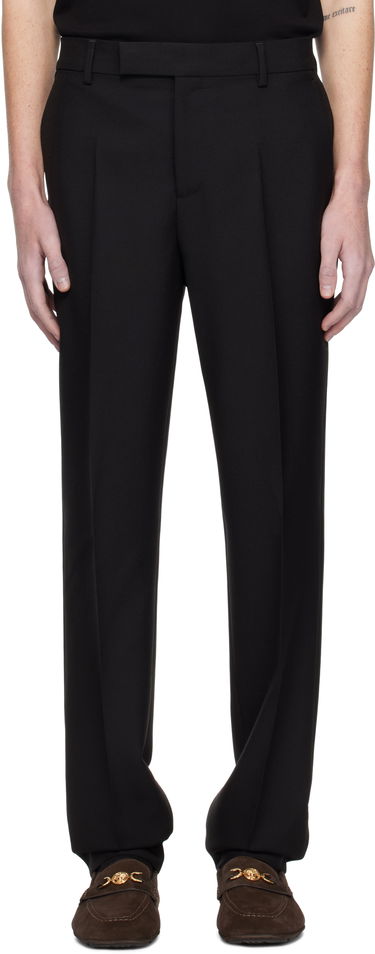 Nohavice Versace Formal Mohair-Blend Trousers Čierna | 1016648_1A11068, 0