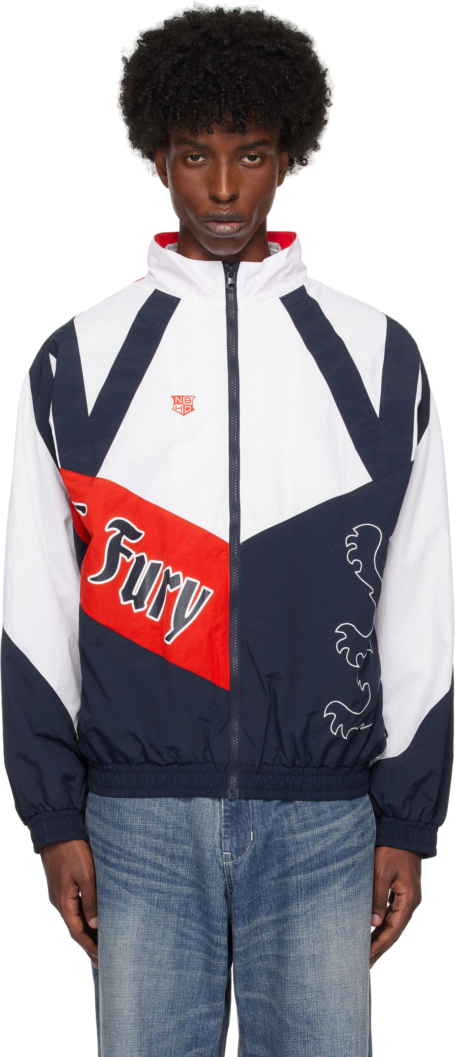 Bunda Neighborhood Track Jacket Biela | 242TSNH-JKM13, 0