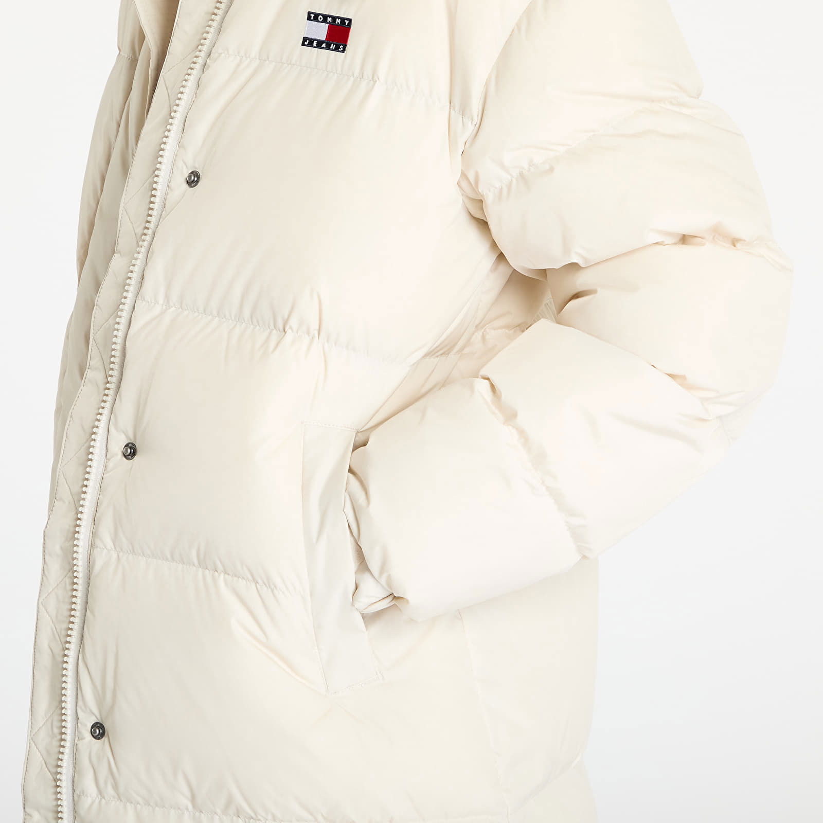 Alaska Long Puffer Jacket Beige