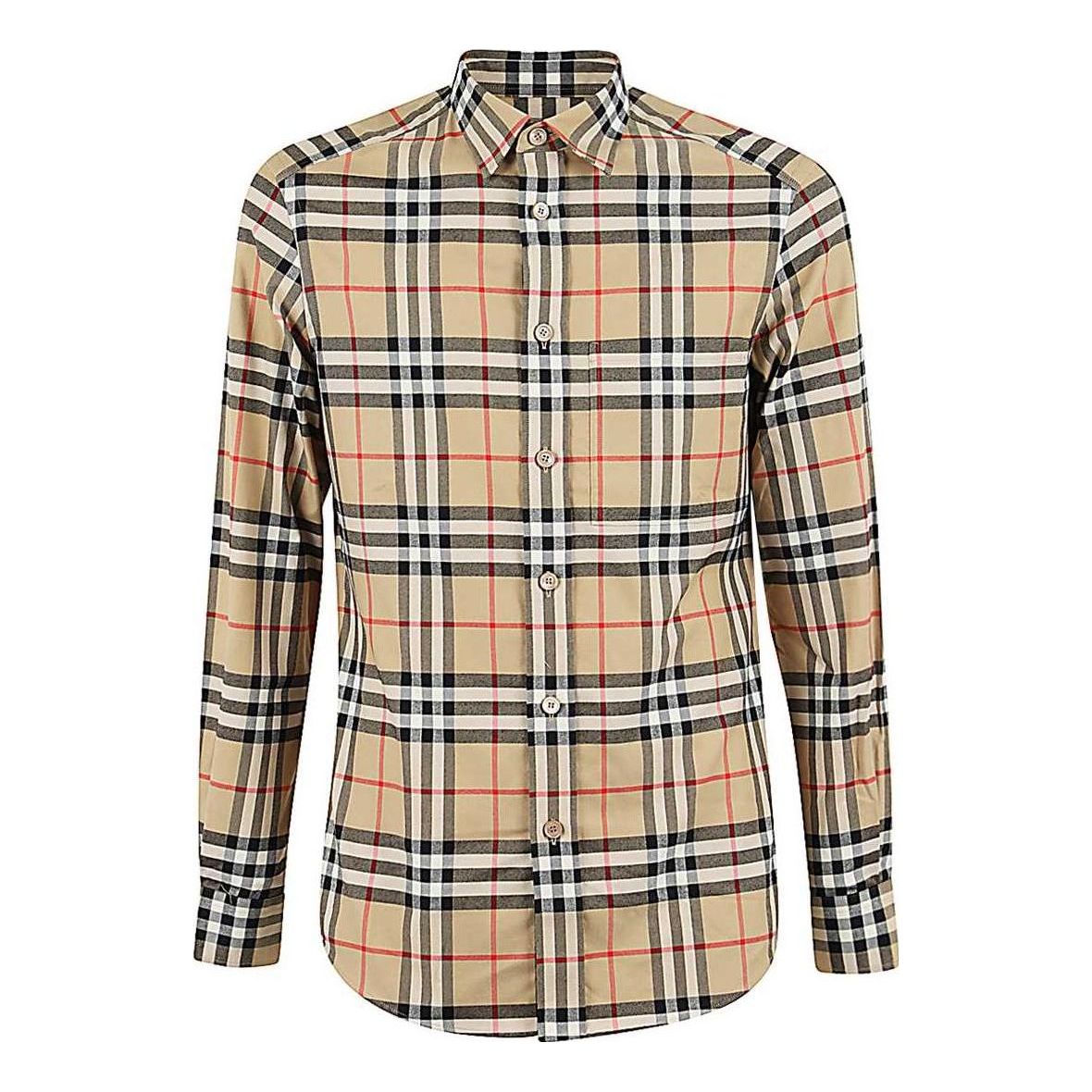 Košeľa Burberry Vintage Check Cotton Shirt Béžová | 8033703, 0