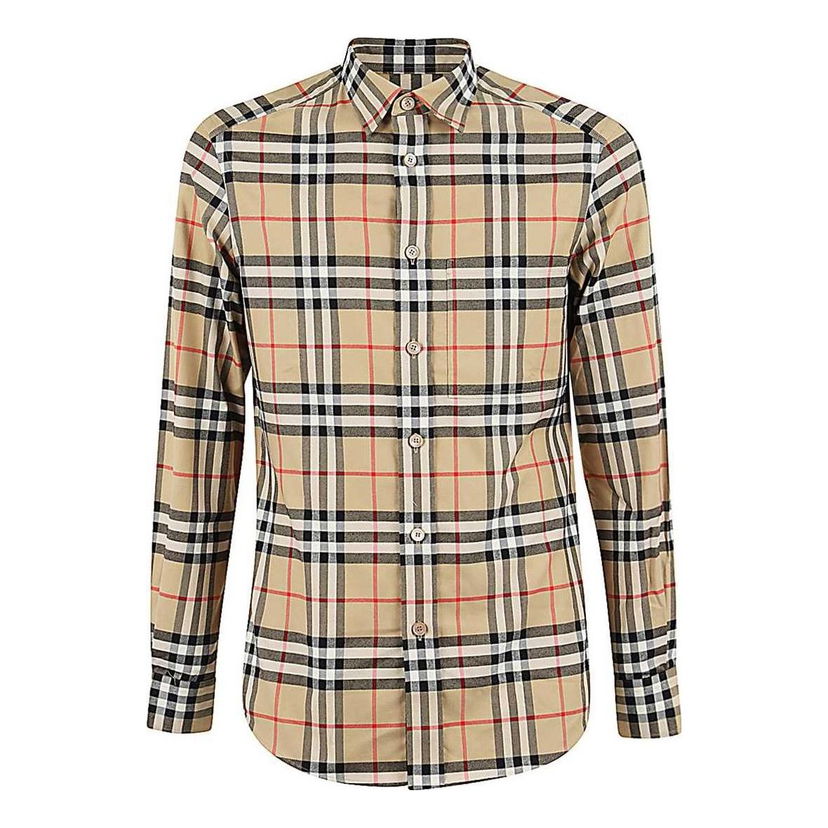 Košeľa Burberry Vintage Check Cotton Shirt Béžová | 8033703