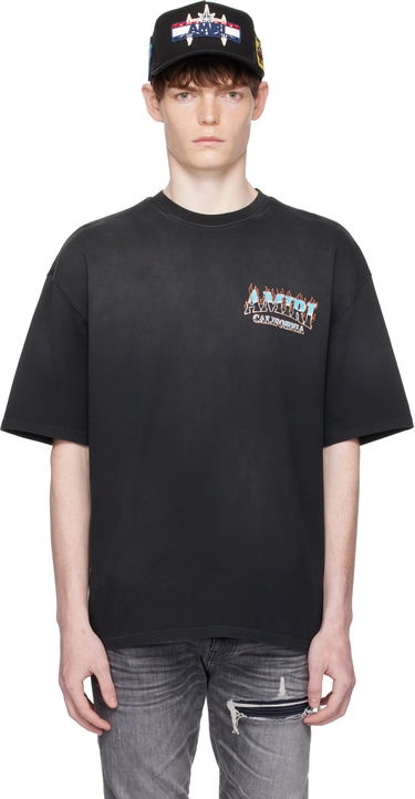 Tričko AMIRI AMIRI Sunny Place Oversized T-Shirt Čierna | AMJYTE1210, 0