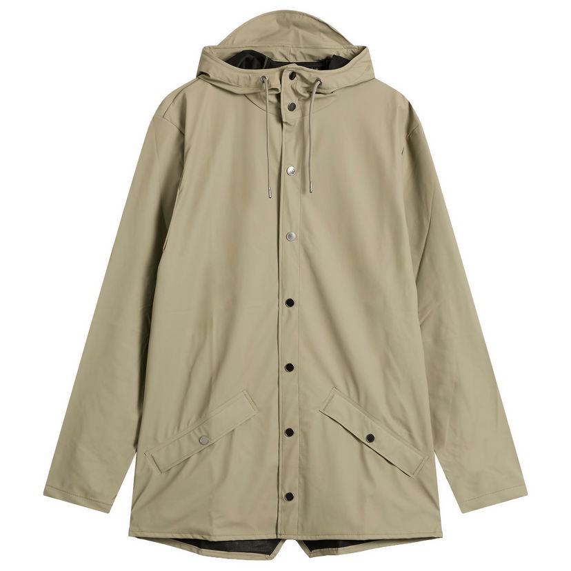 Bunda Rains Classic Hooded Rain Jacket, Size Small Béžová | 12010-108