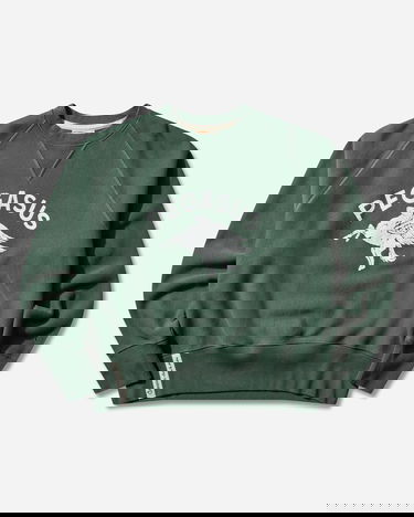 Mikina Champion Index and Archives Sunset Reverse Weave Fleece Sweatshirt with Pegasus Graphic Zelené | 221836 GS501, 0