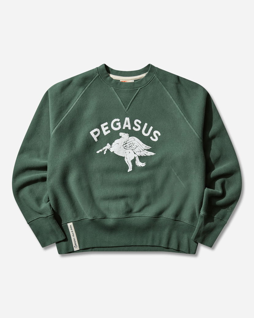 Mikina Champion Index and Archives Sunset Reverse Weave Fleece Sweatshirt with Pegasus Graphic Zelené | 221836 GS501