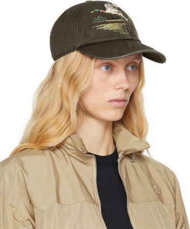 Šiltovka Burberry Burberry Duck Gabardine Baseball Cap Zelené | 8103757, 1