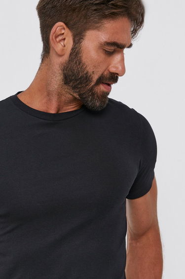 Tričko Polo by Ralph Lauren Crew Base Layer Tee - 2 Pack Čierna | 714835960001, 2