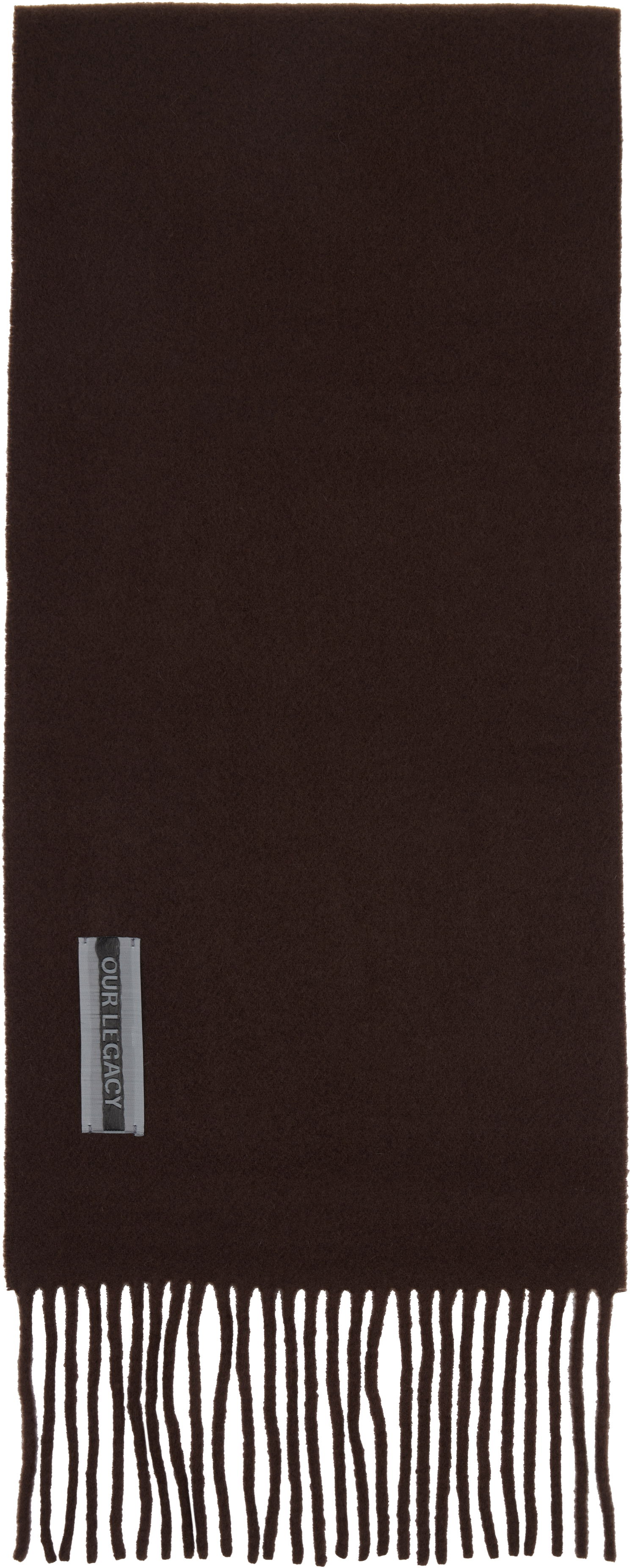Šál OUR LEGACY Our Legacy Estate Scarf Hnedá | A4258ECD, 0