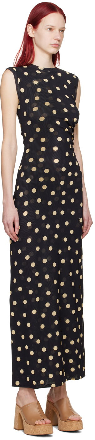 Šaty Stella McCartney Stella McCartney Polka Dot Maxi Dress Čierna | 6J02943SPY93, 1
