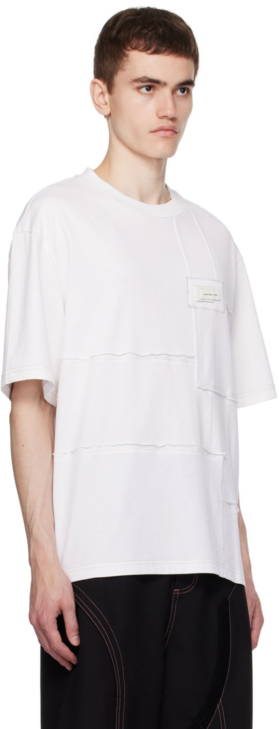 Tričko Feng Chen Wang Feng Chen Wang Paneled T-Shirt Biela | FMF16TS03, 1