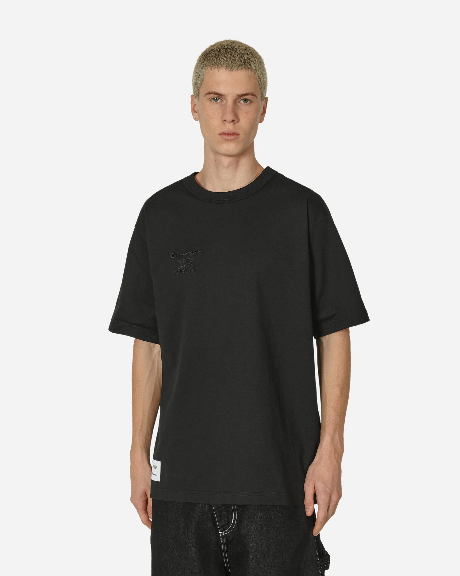 Tričko Champion WTAPS Academy Crewneck Čierna | C8-Z351 090, 0