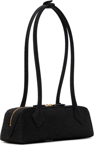 Taška cez rameno Alaïa 'Le Teckel' Small Croc-Effect Leather Bag Čierna | AA1S06029CA554, 2