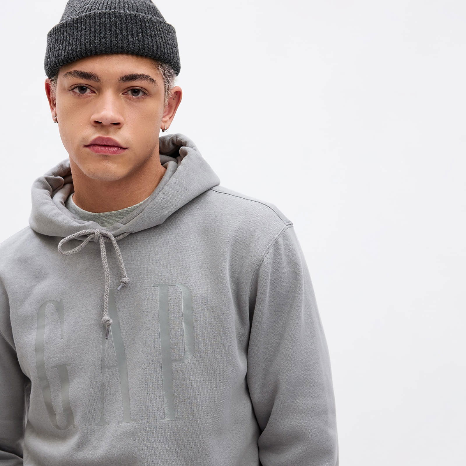 Shine Logo Hoodie Pilot Grey