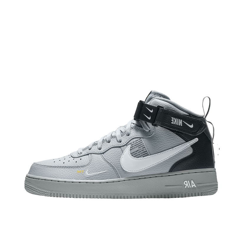 Tenisky a topánky Nike Air Force 1 Mid Utility Wolf Grey Black Šedá | 804609-006
