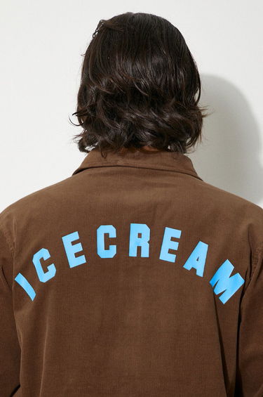Košeľa BBC IceCream ICECREAM Needle Cord Shirt, Regular Fit Hnedá | IC24221, 4