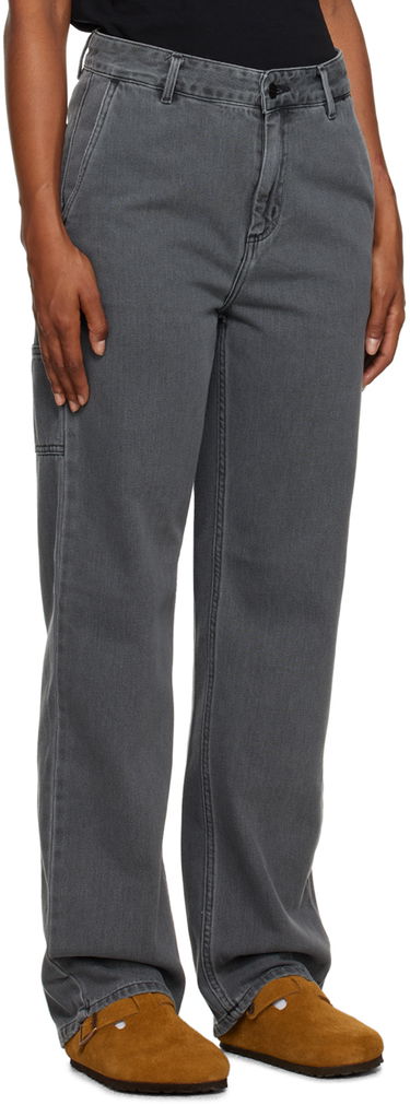 Džínsy Carhartt WIP Straight Leg Workwear Jeans Šedá | I031251 8912, 1