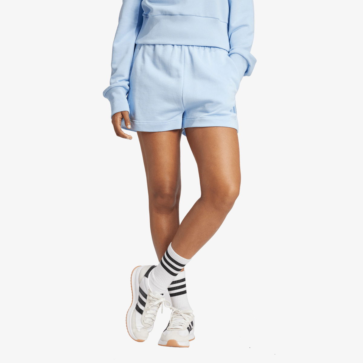 Šortky adidas Originals All Season Fleece Shorts Modrá | JW6680, 1