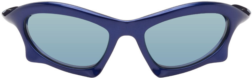 Slnečné okuliare Balenciaga Bat Rectangle Sunglasses Navy | BB0229S-006, 0