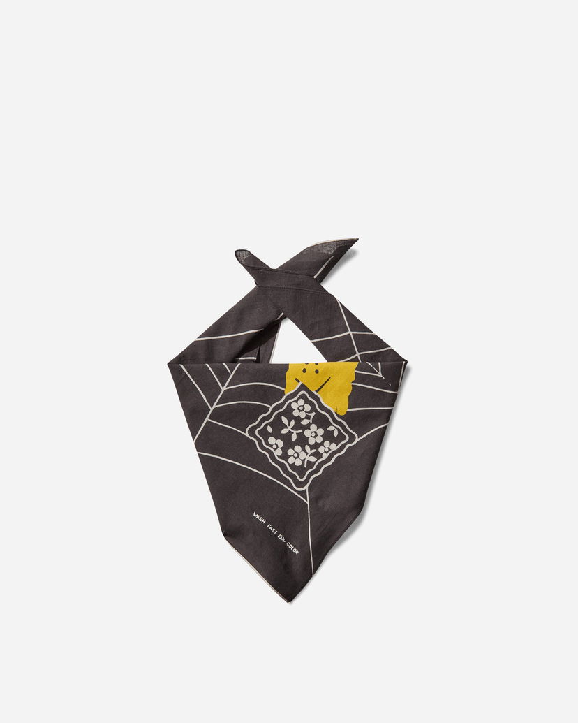 Šál KAPITAL Fastcolor Selvedge Bandana Spider Peckish Čierna | K2504BA529 BLACK