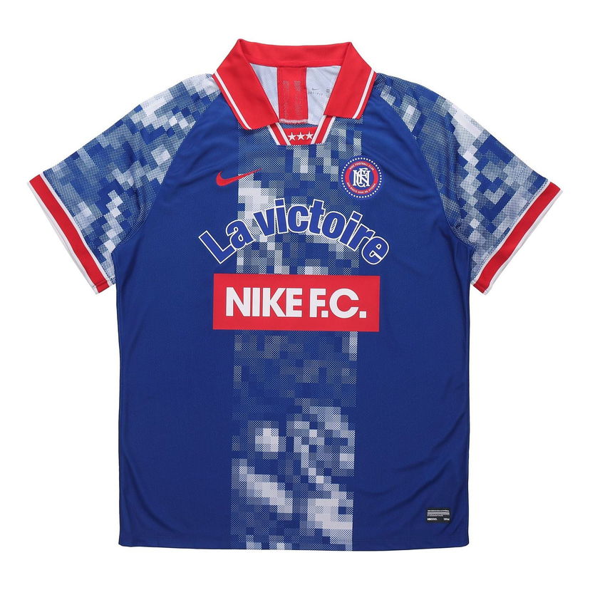 Polo tričko Nike Nike Football Series Lapel Sport Casual Polo Shirt Modrá | AQ0661-438