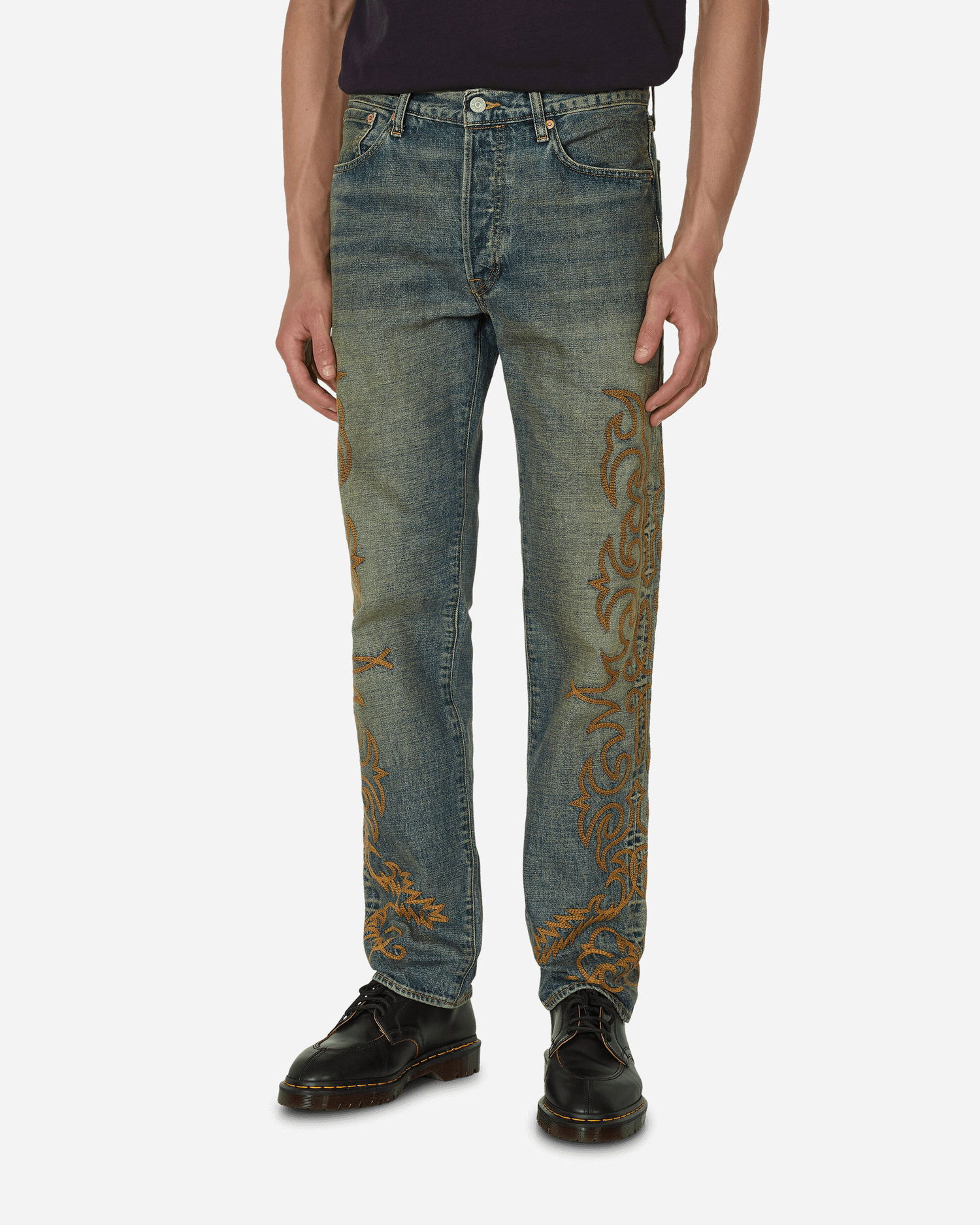 Džínsy Levi's Denim Tears Western Stitch 501® Jeans Zelené | A1592 0010, 1