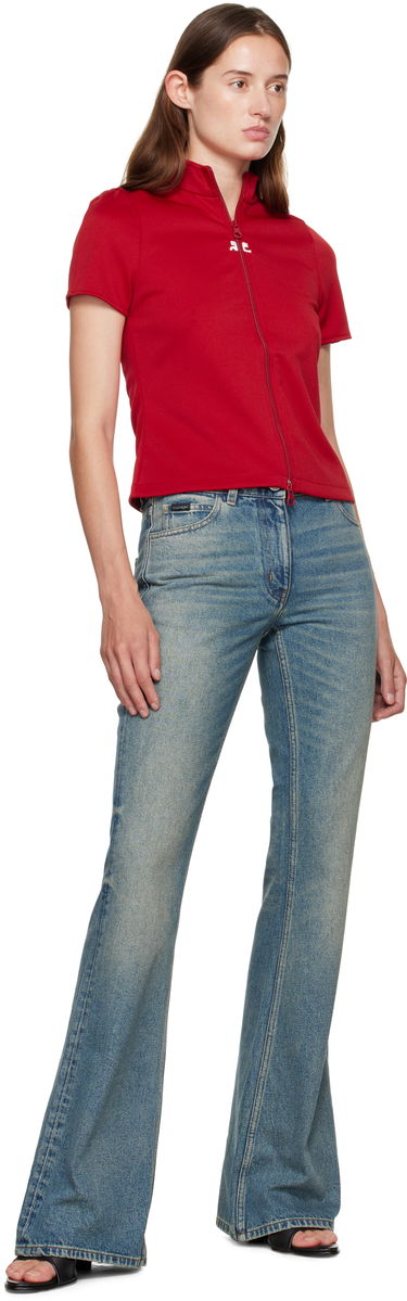 Džínsy Courrèges Courrèges Bootcut Jeans Modrá | VESDPA918DE0041, 3