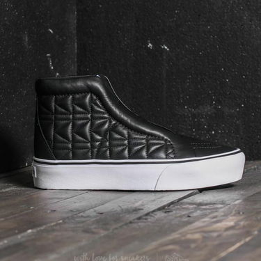 Tenisky a topánky Vans x Karl Lagerfeld Sk8-Hi Laceless Platform Chain/ K Quilt Čierna | VN0A3DQ7OEL, 4