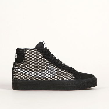 Tenisky a topánky Nike SB Blazer Mid Prm Mesh White Black Čierna | FN6038-100, 3