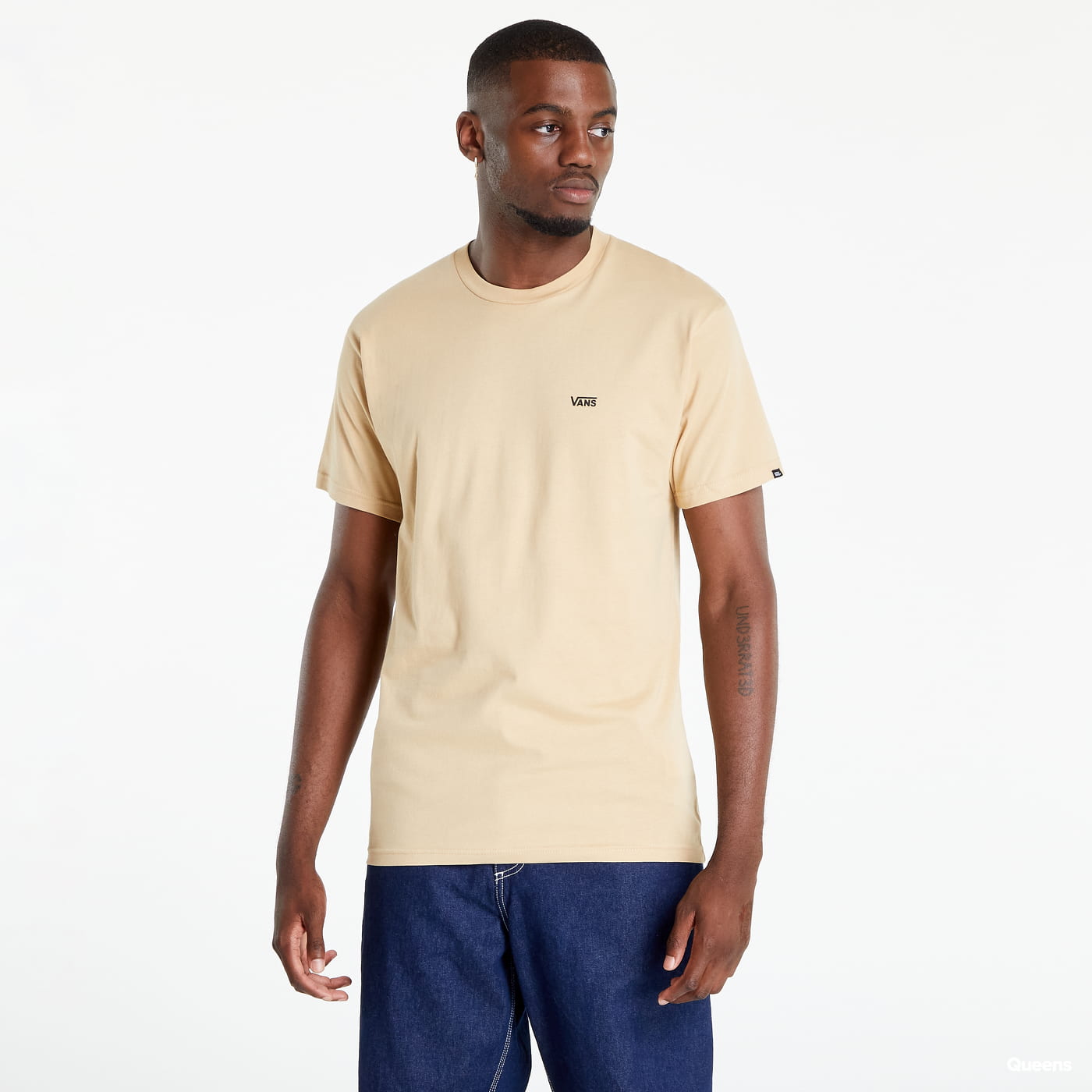Tričko Vans Left Chest Logo Tee Béžová | VN0A3CZEY971, 0