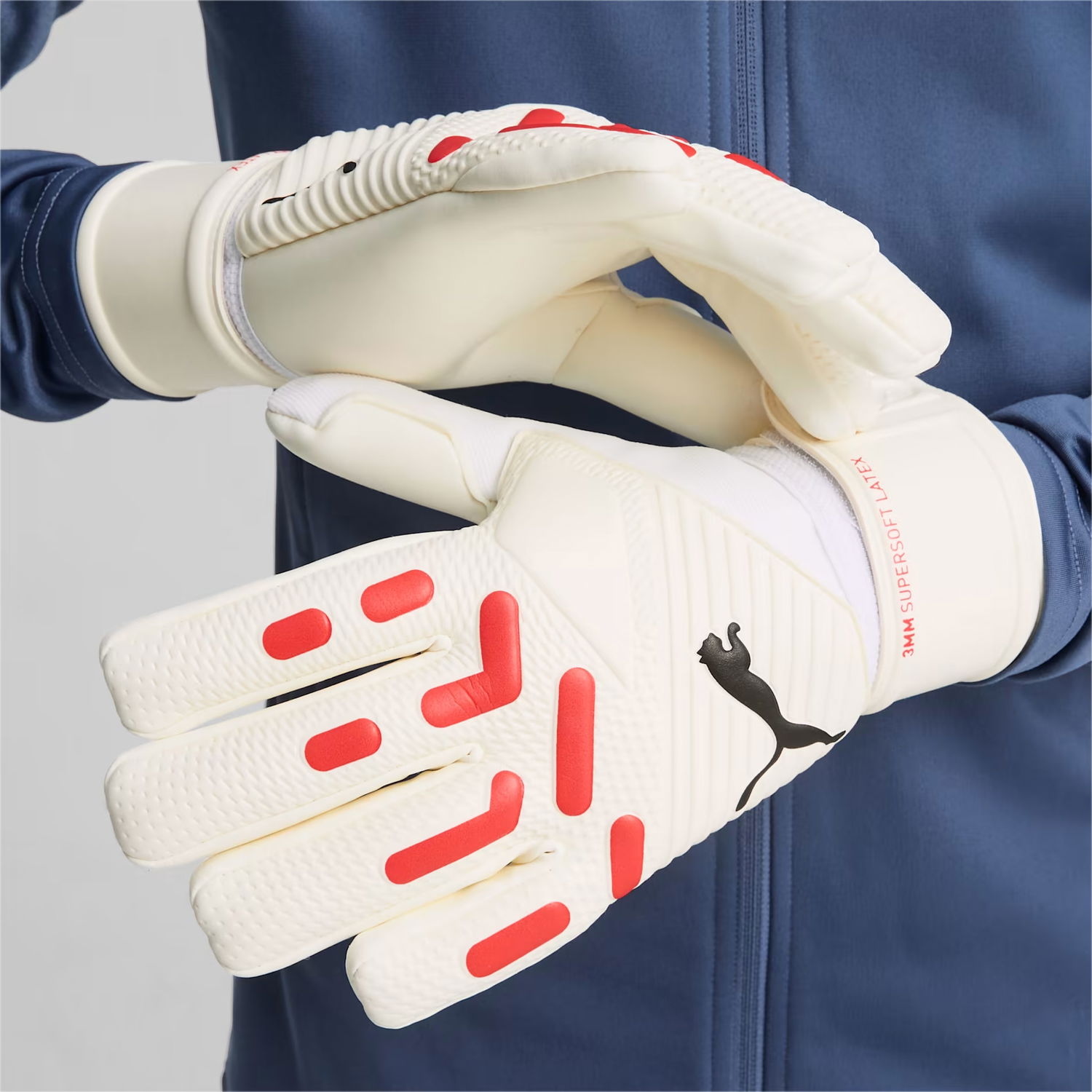 Rukavice Puma FUTURE Match NC Goalkeeper Gloves with 3MM Supersoft Latex Biela | 41844-04, 1