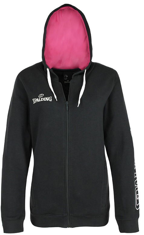 Mikina Spalding Spalding Team II Jacket 4Her Hoodie Čierna | 3003079-07, 0