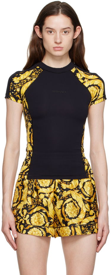 Tričko Versace Versace Barocco T-Shirt Čierna | 1008685_1A06654_5B010, 0