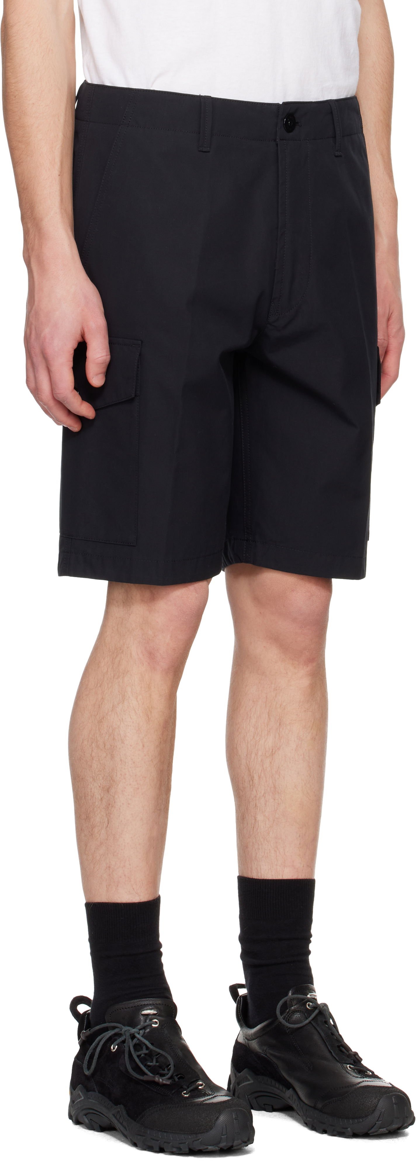 Šortky Stone Island Stone Island Organic Cotton Canvas Cargo Shorts Čierna | K1S15 L100014 S00F1, 1