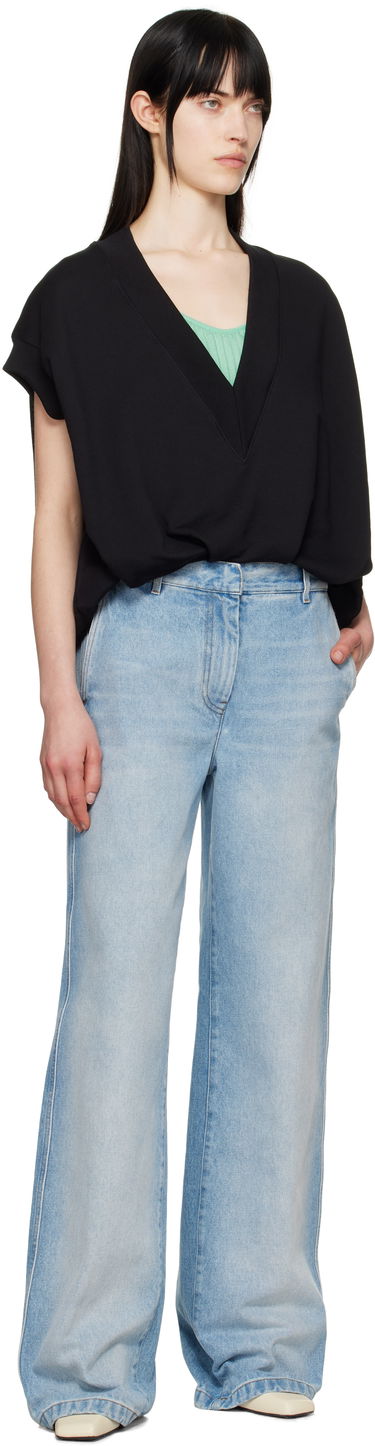 Sveter Dries Van Noten Dries Van Noten V-Neck Vest Čierna | 251-011113-1610, 3