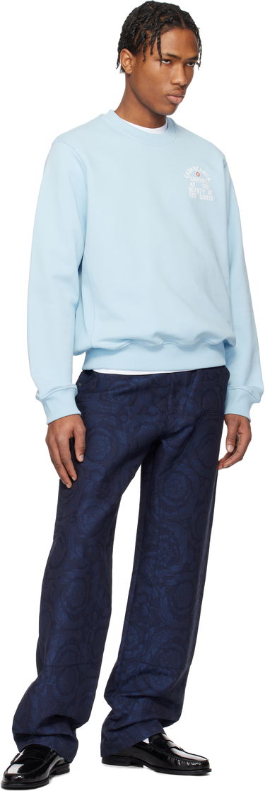 Mikina Casablanca Casablanca Looking At The Beauty Of The World Sweatshirt Modrá | MS25-JTP-293-03, 4