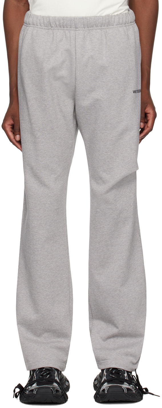 Tepláky We11done Wide Sweatpants Šedá | WD-TA3-22-864-U-MG, 0