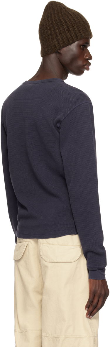 Tričko Entire Studios Entire Studios Thermal Long Sleeve T-Shirt Navy | ES2260IN, 2